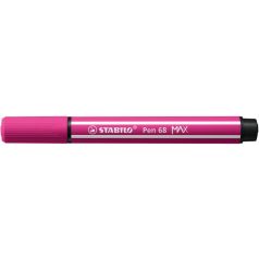   STABILO Filctoll, 1-5 mm, vágott hegy, STABILO "Pen 68 MAX", pink