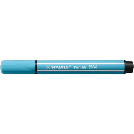STABILO Filctoll, 1-5 mm, vágott hegy, STABILO "Pen 68 MAX", azúrkék