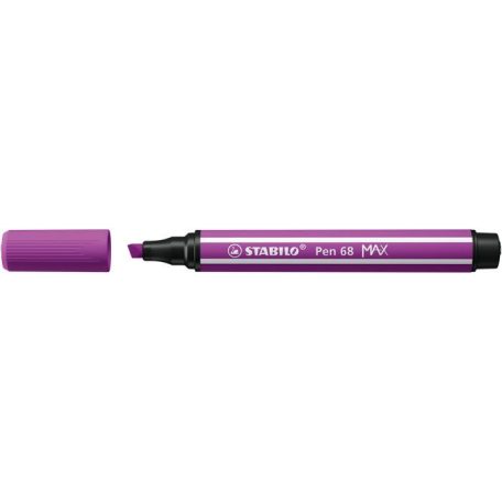 STABILO Filctoll, 1-5 mm, vágott hegy, STABILO "Pen 68 MAX", lila