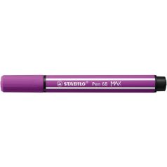   STABILO Filctoll, 1-5 mm, vágott hegy, STABILO "Pen 68 MAX", lila