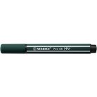 STABILO Filctoll, 1-5 mm, vágott hegy, STABILO "Pen 68 MAX", földzöld