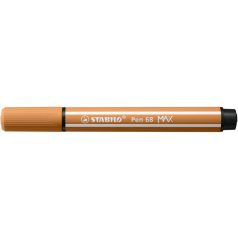   STABILO Filctoll, 1-5 mm, vágott hegy, STABILO "Pen 68 MAX", sötét okker