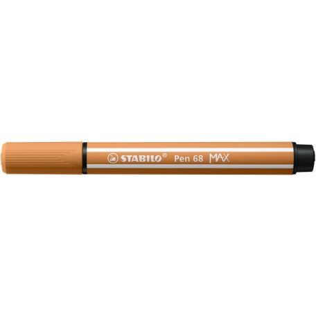 STABILO Filctoll, 1-5 mm, vágott hegy, STABILO "Pen 68 MAX", sötét okker