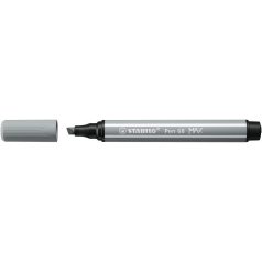   STABILO Filctoll, 1-5 mm, vágott hegy, STABILO "Pen 68 MAX", középszürke