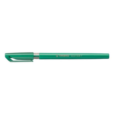 STABILO Golyóstoll, 0,38 mm, kupakos, STABILO "Excel", zöld