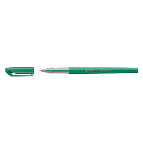 STABILO Golyóstoll, 0,38 mm, kupakos, STABILO "Excel", zöld
