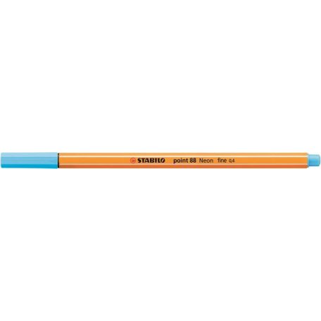 STABILO Tűfilc, 0,4 mm, STABILO "Point 88", neon kék