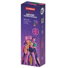   STABILO Tűfilc készlet, 0,4 mm, STABILO "Point 88" "K-Pop démonvadászok", 5 különböző szín