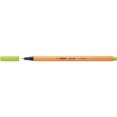 STABILO Tűfilc, 0,4 mm, STABILO "Point 88", lime zöld