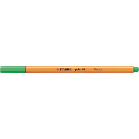 STABILO Tűfilc, 0,4 mm, STABILO "Point 88", világos smaragd