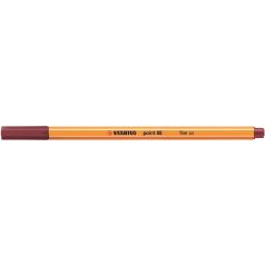   STABILO Tűfilc, 0,4 mm, STABILO "Point 88", bíborvörös