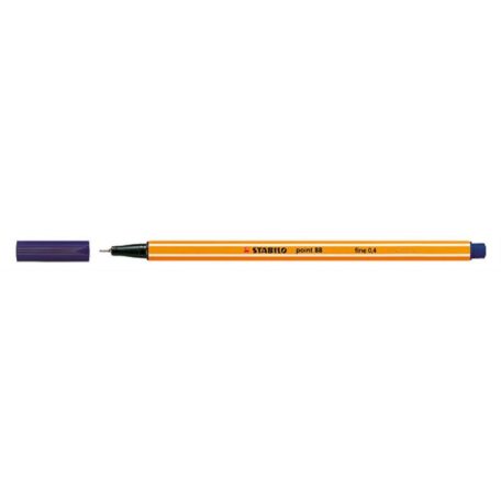 STABILO Tűfilc, 0,4 mm, STABILO "Point 88", éjkék