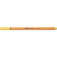   STABILO Tűfilc, 0,4 mm, STABILO "Point 88", világossárga