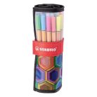 STABILO Tűfilc készlet, 0,4 mm, STABILO "Point 88 ARTY", 25 különböző szín