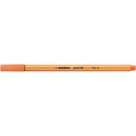 STABILO Tűfilc, 0,4 mm, STABILO "Point 88", halvány cinóber