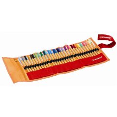   STABILO Tűfilc készlet, 0,4 mm, felcsavarható szett, neon színekkel, STABILO "Point 88", 30 különböző szín