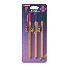   STABILO Tűfilc készlet, 0,4 mm, STABILO "Point 88" "K-Pop démonvadászok", Huntrix