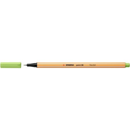 STABILO Tűfilc, 0,4 mm, STABILO "Point 88", pisztácia