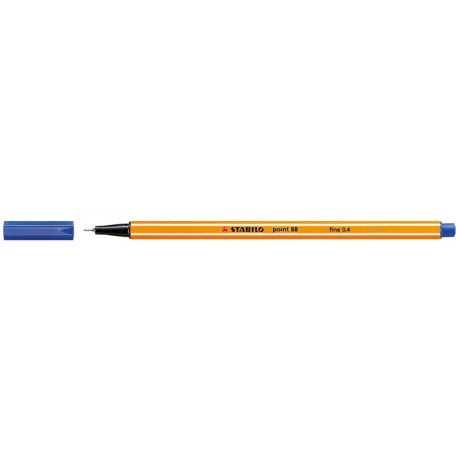 STABILO Tűfilc, 0,4 mm, STABILO "Point 88", kék