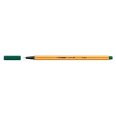   STABILO Tűfilc, 0,4 mm, STABILO "Point 88", fenyőzöld
