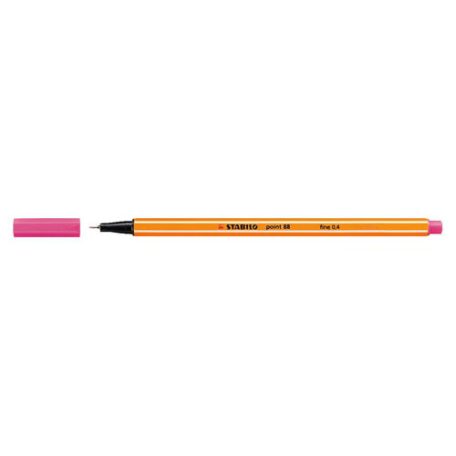 STABILO Tűfilc, 0,4 mm, STABILO "Point 88", rózsaszín