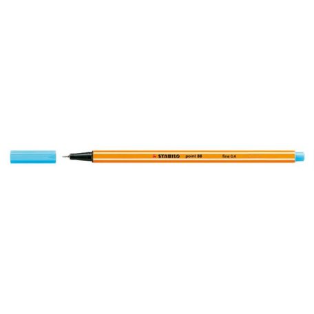 STABILO Tűfilc, 0,4 mm, STABILO "Point 88", azúrkék