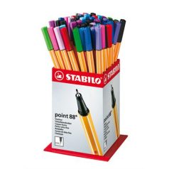   STABILO Tűfilc display, 0,4 mm, STABILO "Point 88 Mini", vegyes színek