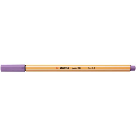 STABILO Tűfilc, 0,4 mm, STABILO "Point 88", szürkéslila