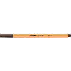   STABILO Tűfilc, 0,4 mm, STABILO "Point 88", umbrabarna