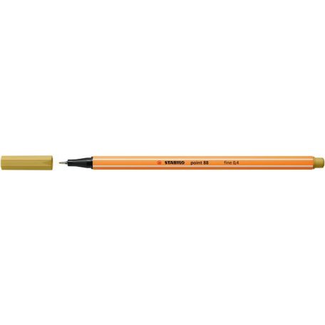 STABILO Tűfilc, 0,4 mm, STABILO "Point 88", khaki