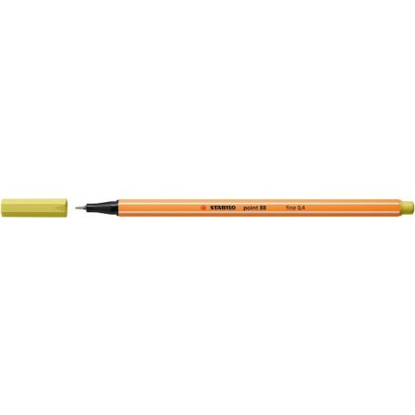 STABILO Tűfilc, 0,4 mm, STABILO "Point 88", mustár