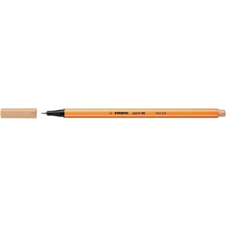 STABILO Tűfilc, 0,4 mm, STABILO "Point 88", bőrszín