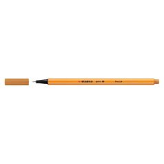   STABILO Tűfilc, 0,4 mm, STABILO "Point 88", okkersárga