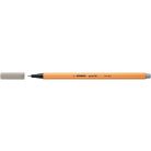 STABILO Tűfilc, 0,4 mm, STABILO "Point 88", melegszürke