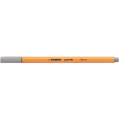   STABILO Tűfilc, 0,4 mm, STABILO "Point 88", közép jégszürke
