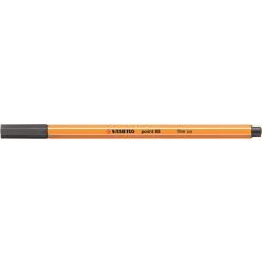   STABILO Tűfilc, 0,4 mm, STABILO "Point 88", sötét jégszürke