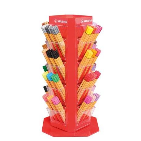 STABILO Tűfilc display feltöltési csomag, 0,4 mm, STABILO "Point 88"