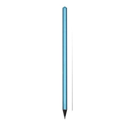 ART CRYSTELLA Ceruza, metál kék, aqua kék SWAROVSKI® kristállyal, 14 cm, ART CRYSTELLA®