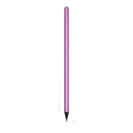 ART CRYSTELLA Ceruza, metál pink, rózsaszín SWAROVSKI® kristállyal, 14 cm, ART CRYSTELLA®