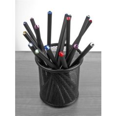   ART CRYSTELLA Ceruzák tartóban, vegyes színű SWAROVSKI® kristállyal, 50db-os szett, ART CRYSTELLA®