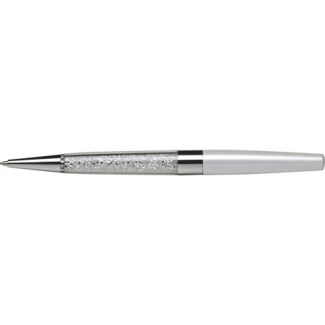 ART CRYSTELLA Golyóstoll, krémfehér, alul fehér SWAROVSKI® kristállyal töltve, 14cm, ART CRYSTELLA®
