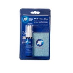   AF Tisztítófolyadék, érintőkijelzőhöz, mikroszálas kendővel, 25 ml, AF "Multi Screen-Clene"