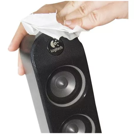 AF Tisztítókendő, képernyőhöz, alkoholmentes, nedves, 25 db, AF "Tech-wipes"