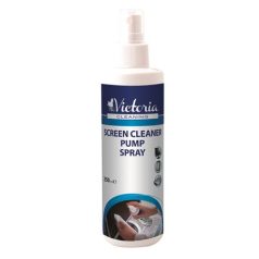   VICTORIA TECHNOLOGY Tisztítófolyadék, képernyőhöz, antisztatikus, pumpás, 250 ml, VICTORIA TECHNOLOGY