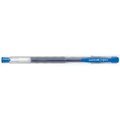   UNI Zseléstoll, 0,3 mm, kupakos, UNI "UM-100 Signo Micro", kék