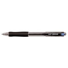   UNI Golyóstoll, 0,3 mm, nyomógombos, UNI "SN-100 Laknock", fekete