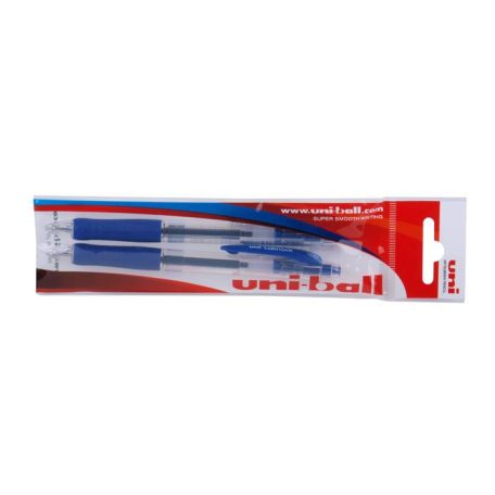 UNI Golyóstoll, 0,3 mm, nyomógombos, UNI "SN-100 Laknock", kék