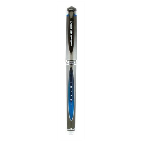 UNI Zseléstoll, 0,6 mm, kupakos, UNI "UM-153S Gel Impact", kék