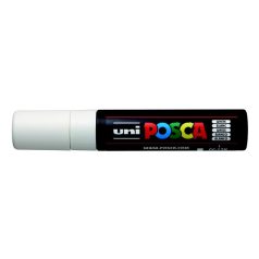  UNI Dekormarker, 15 mm, vágott, UNI "Posca PC-17K", fehér