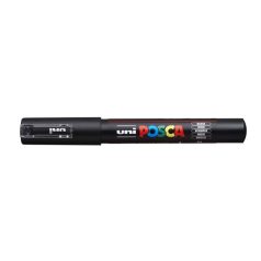   UNI Dekormarker, 0,7-1,0 mm, UNI "Posca PC-1M", fekete